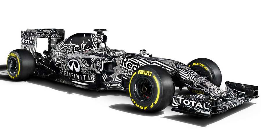 The 2015 Red Bull RB11 Formula 1 unveiled at Jerez, in Spain, with a 