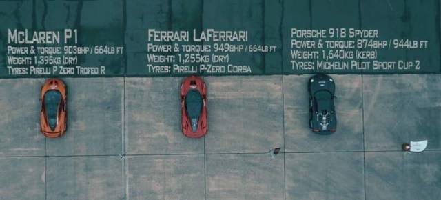 Hypercar Trio: accelerating from 0 – 300 kph 2 Hypercar Trio: accelerating from 0 - 300 kph (2)