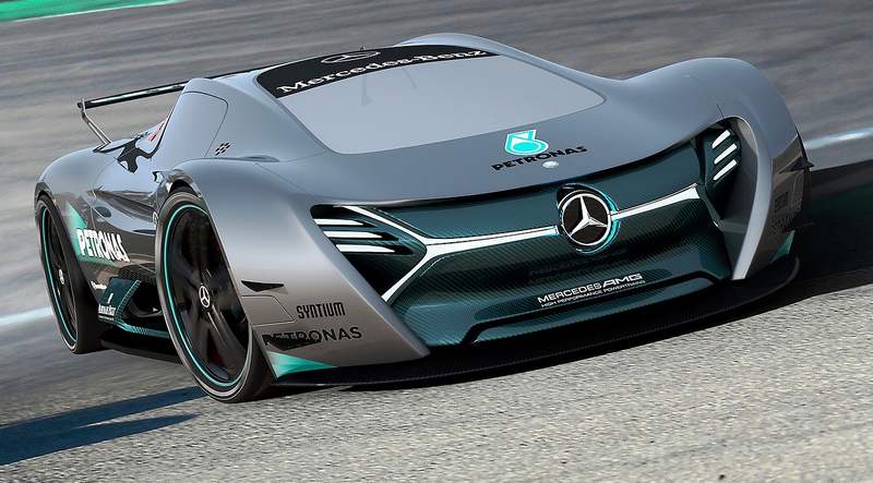 Mercedes electric concept car #6
