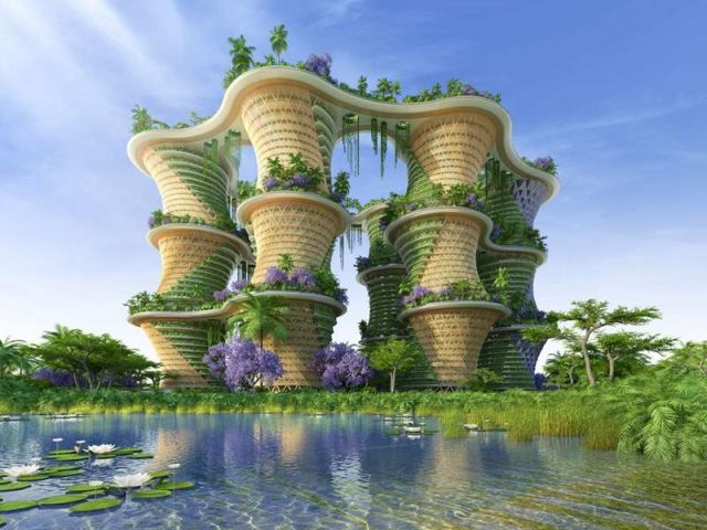 Hyperions- Sustainable Agro-Ecosystem by Vincent Callebaut Architectures