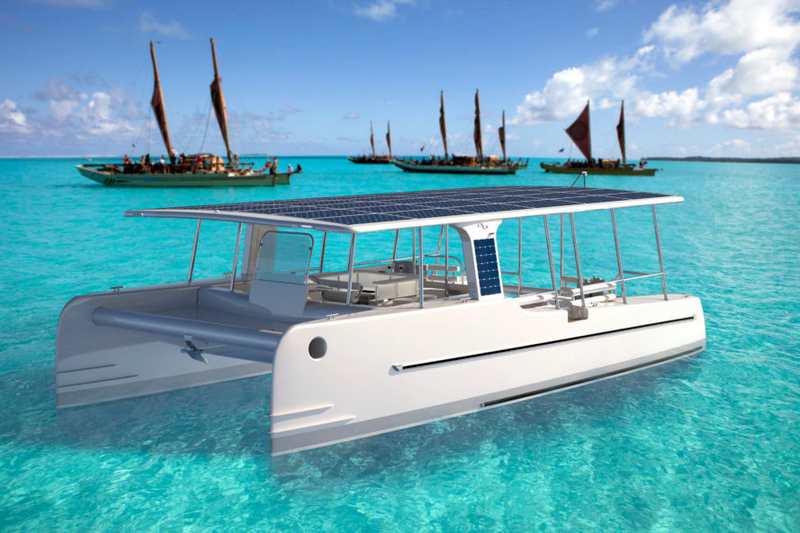 wordlessTech | SoelCat Solar-powered motor boat