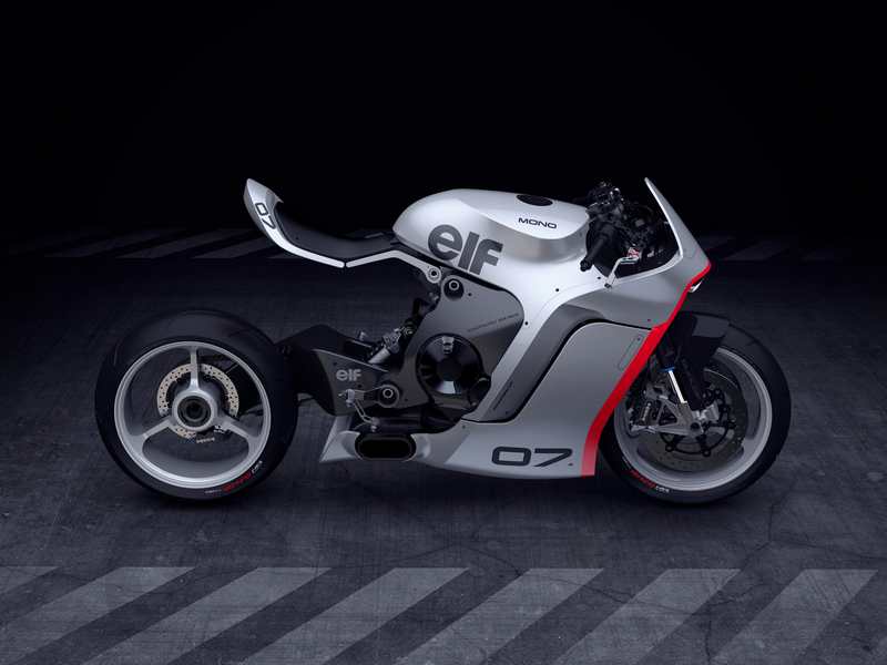 Huge Moto Mono Racr motorcycle concept | wordlessTech