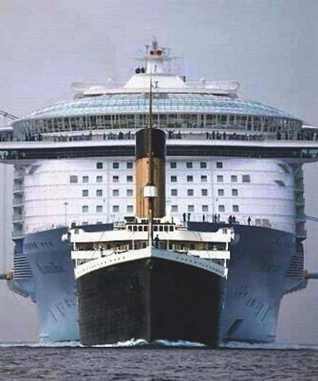 A Titanic Size Comparison WordlessTech