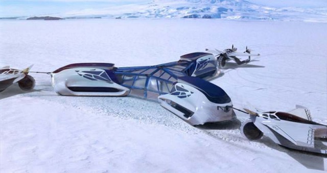 Arctic Truck based on Ekranoplane (1)