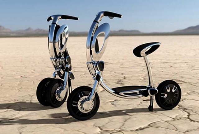 stylish electric scooter