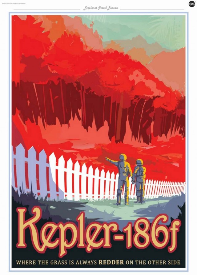 Where the Grass is Always Redder on the Other Side- Exoplanet Kepler-186f