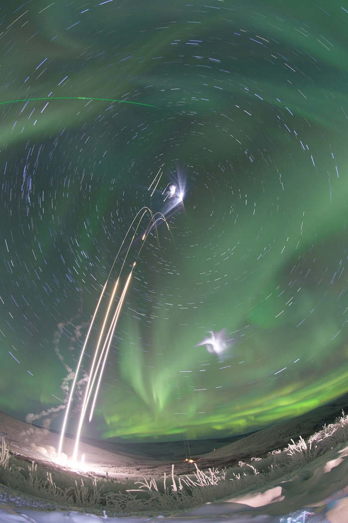 Sounding Rockets in Aurora