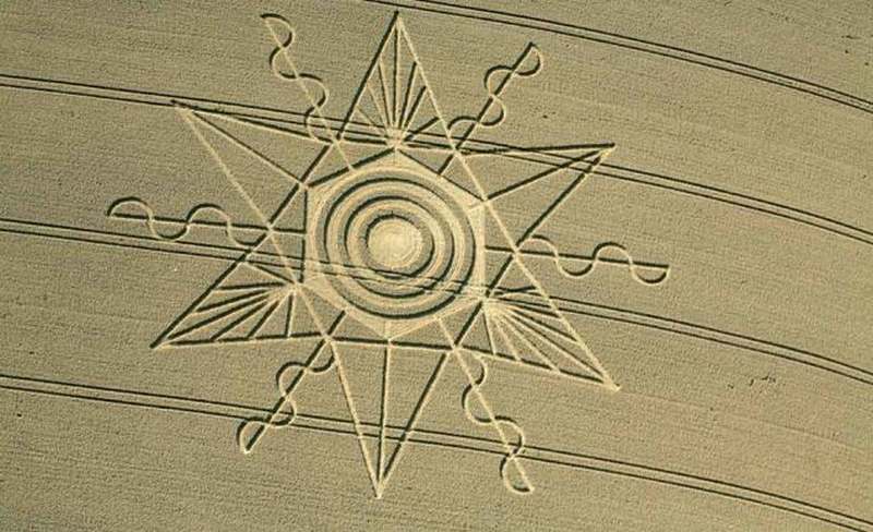 Crop Circle Gussage St. Andrews, Near Sixpenny Handley, Dorset, United Kingdom