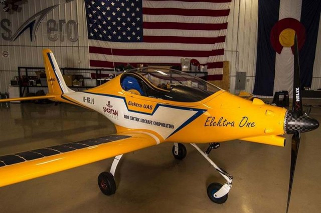 Sun Flyer electric airplane 2