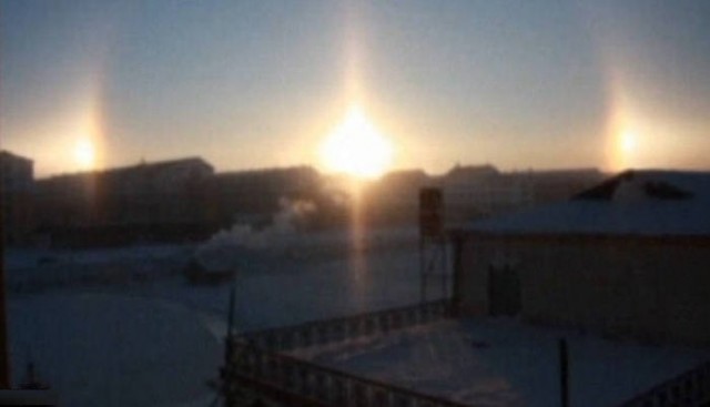 Sun dog or parhelion