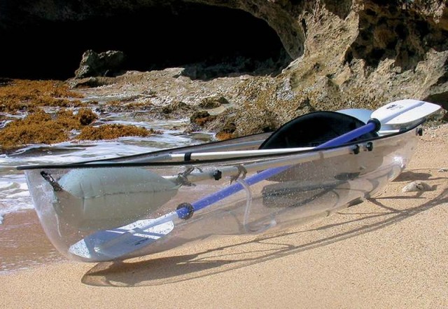 Transparent canoe