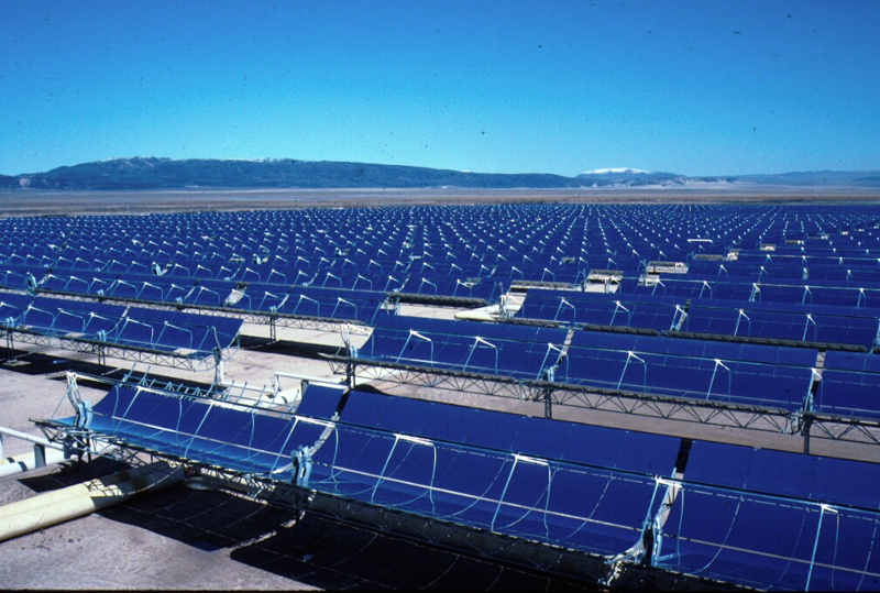 solar-powered plant