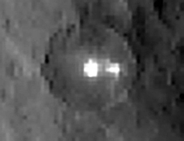 Bright spots on surface of dwarf planet Ceres