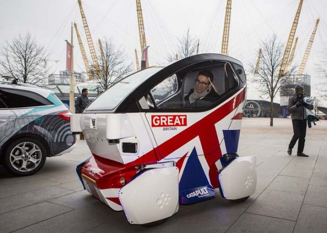 Britain's Lutz  Driverless car 3