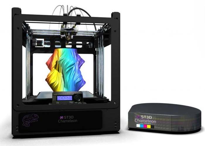 Chameleon color desktop 3D printer