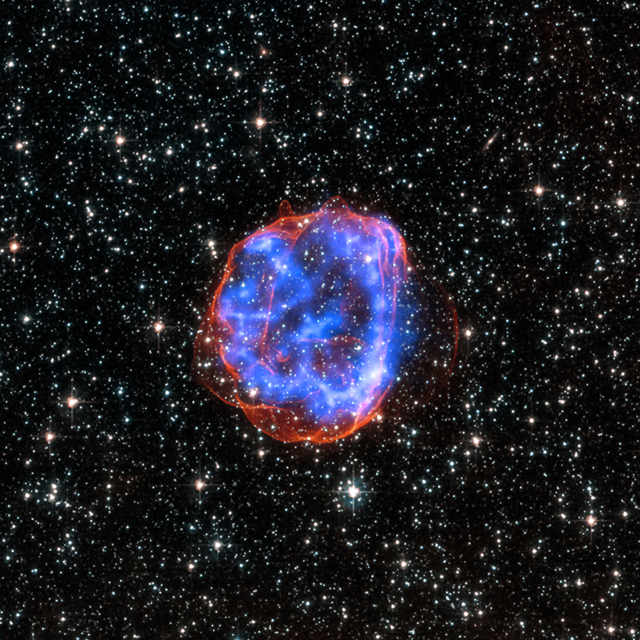 Expanding shell of debris called SNR 0519-69.0