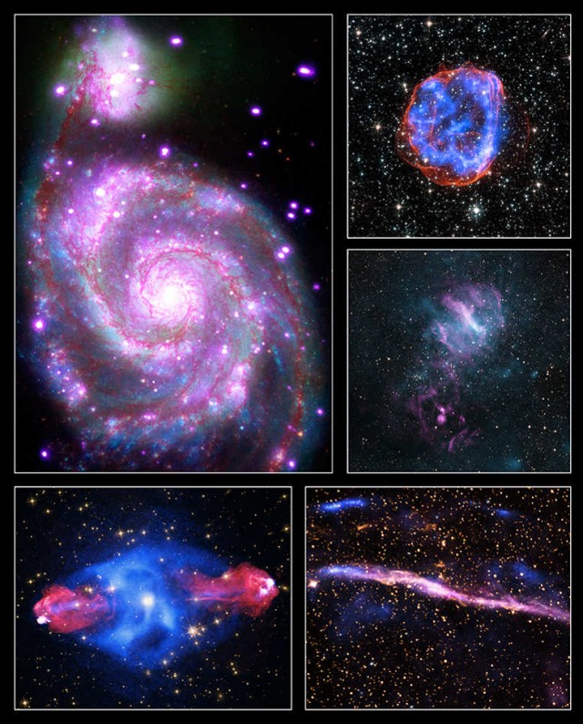 Chandra five images