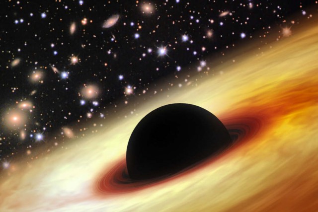 Gigantic Black Hole at the heart of the brightest quasar