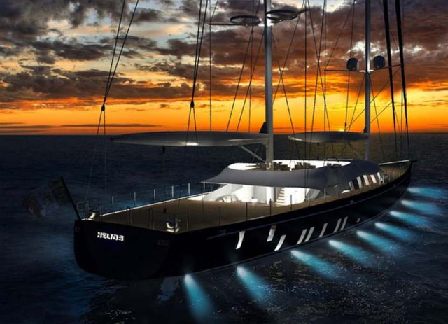 Solar powered Sailing Yacht (2)