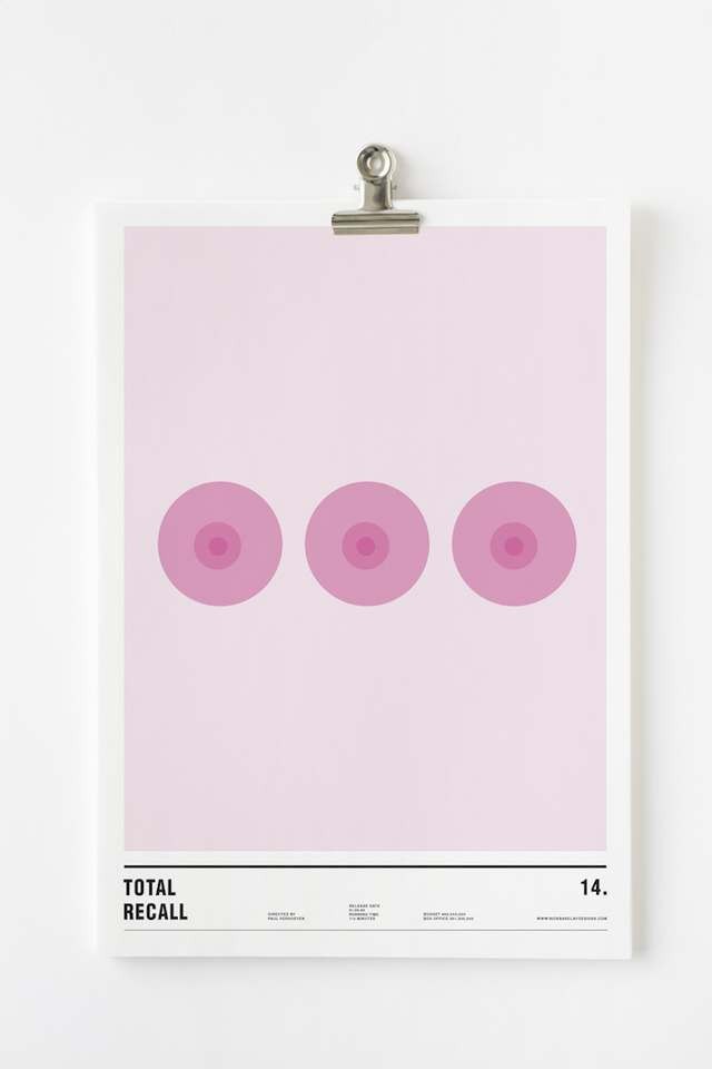 Minimalist posters made with circles (8)