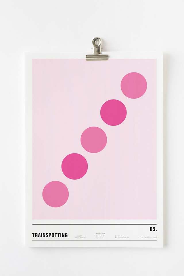 Minimalist posters made with circles (1)