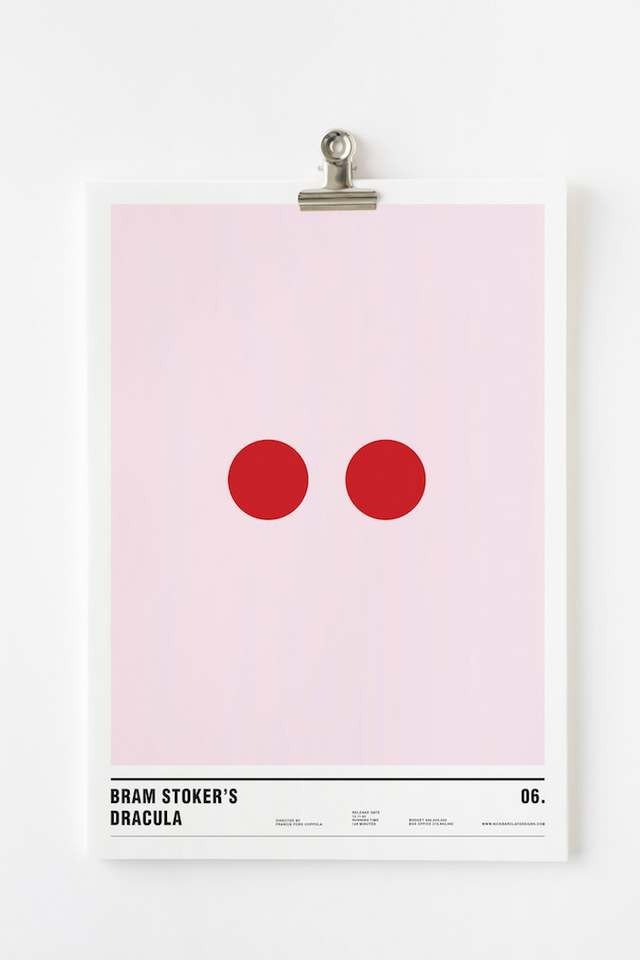 Minimalist posters made with circles (6)