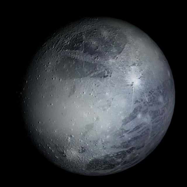 Pluto, at 3.6 billion miles from the sun