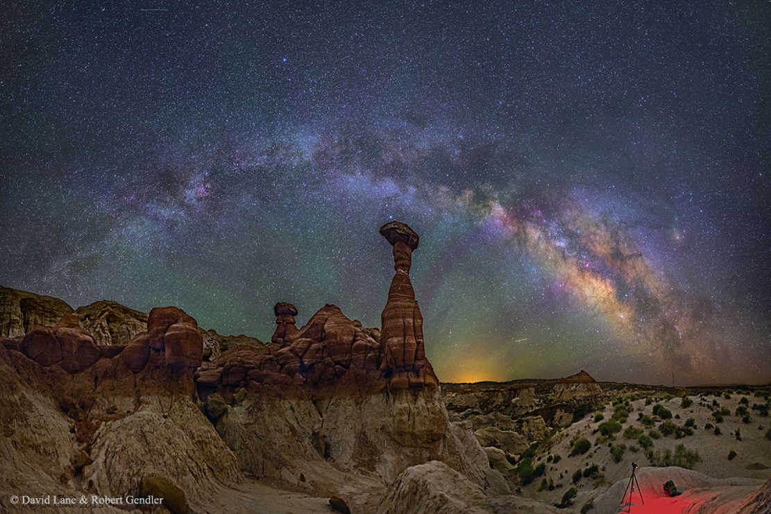 The Milky Way with Arizona Toadstools