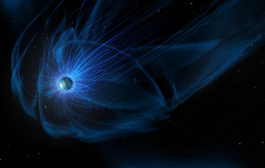 Magnetosphere, the giant magnetic bubble surrounds our planet