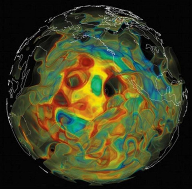Seismic study, to 3-D map Earth's interior 2