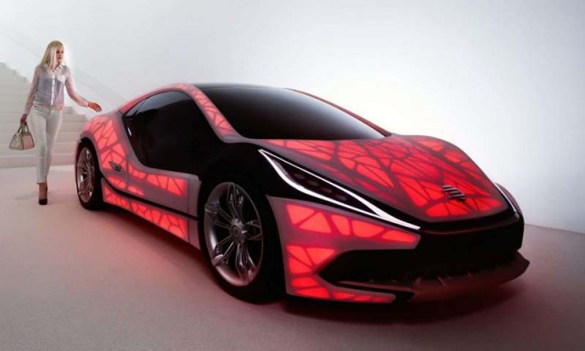 EDAG Light Cocoon 3D-printed car