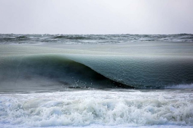 Frozen Waves off the coast of Nantucket