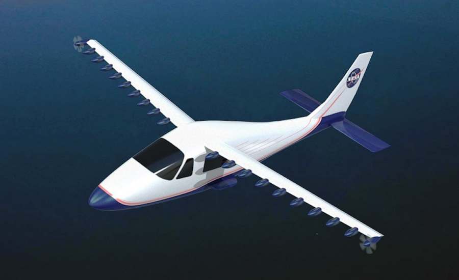 LEAPTech Electric Plane by NASA