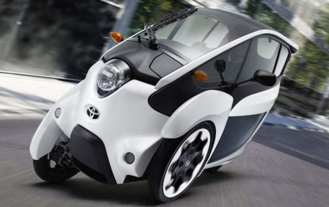 Toyota i-Road three-wheeled autocycle