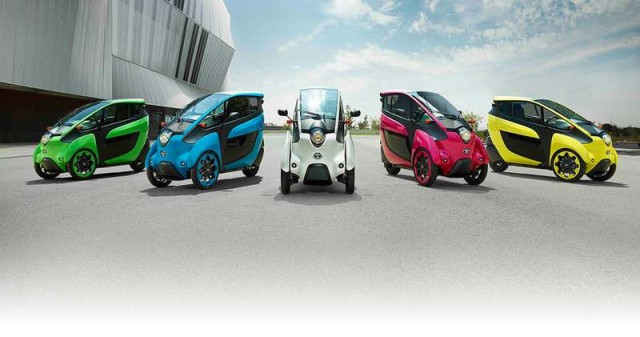 Toyota i-Road three-wheeled autocycle (3)