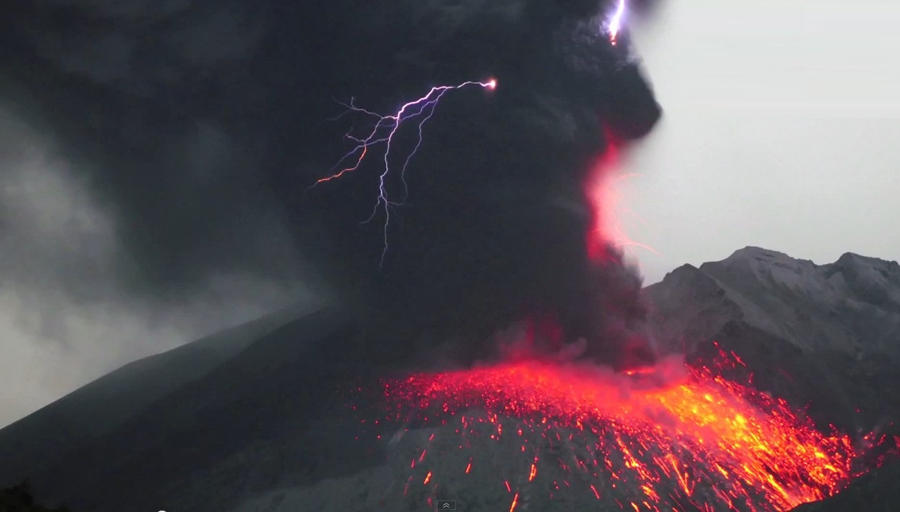 Volcanic Lightning