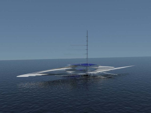 Fresnel Hydrofoil Trimaran (7)