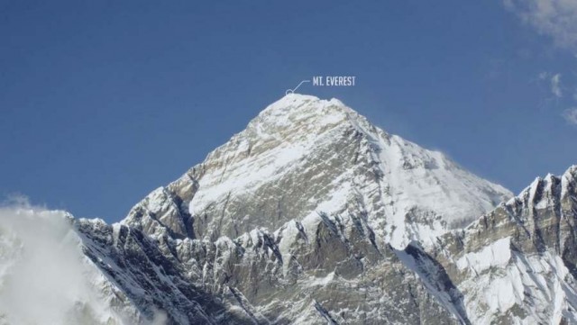 The Himalayas from 20,000 ft