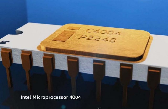 Intel microprocessor 4004