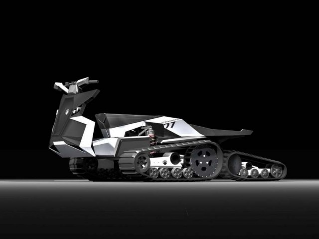 Ardenner three-track snowmobile (5)
