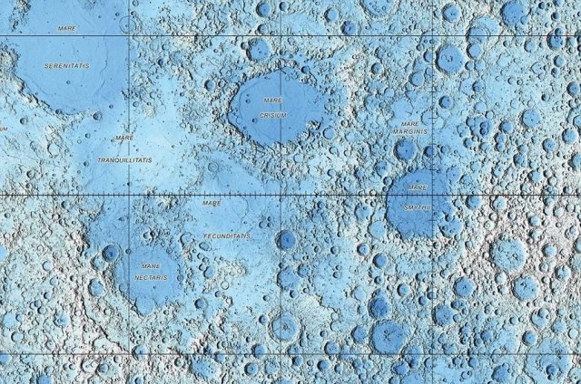 Lunar landscape compiled by US Geological Survey (2)