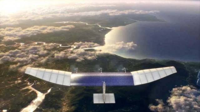 Facebook internet solar drones