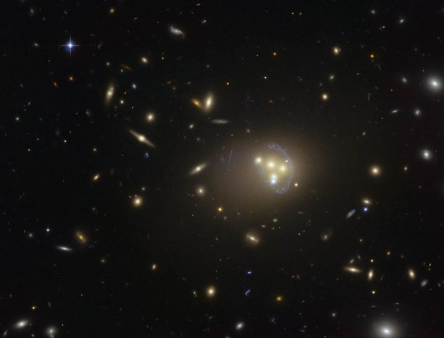 Hubble image of the galaxy cluster Abell 3827