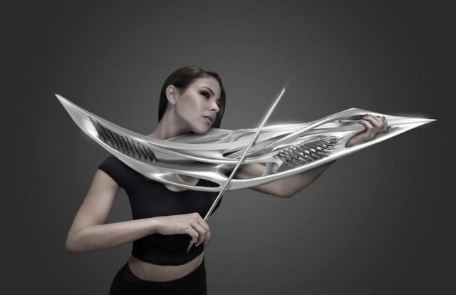 3D-printed 2-string Violin