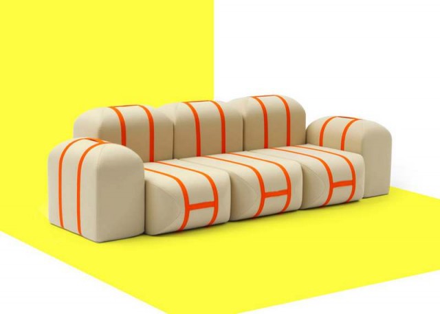 Self-made Seat sofa by Matali Crasset 