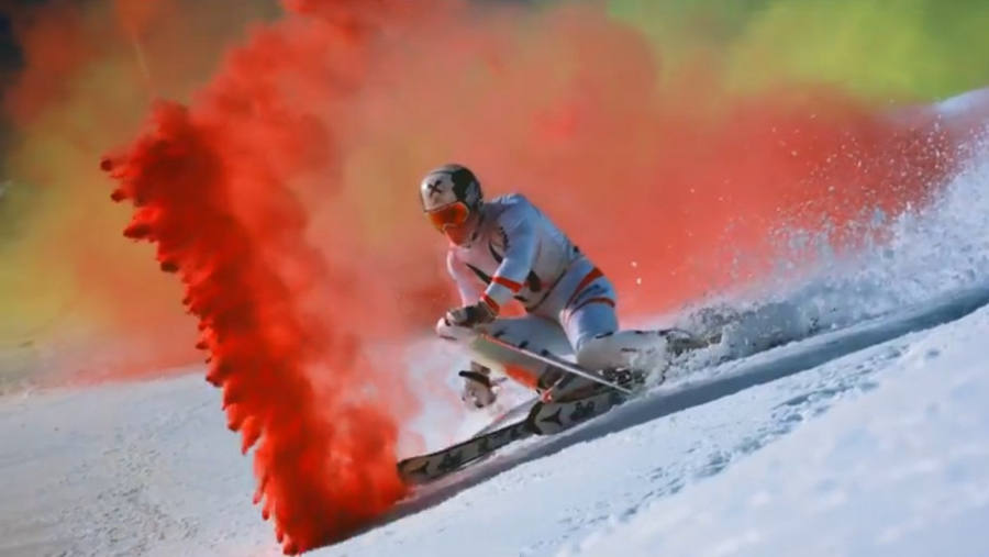 Skiing in Colour