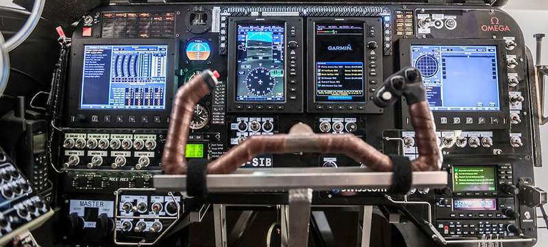 The Cockpit of Solar Impulse