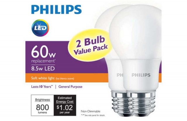 New LED light bulb announced by Philips 2