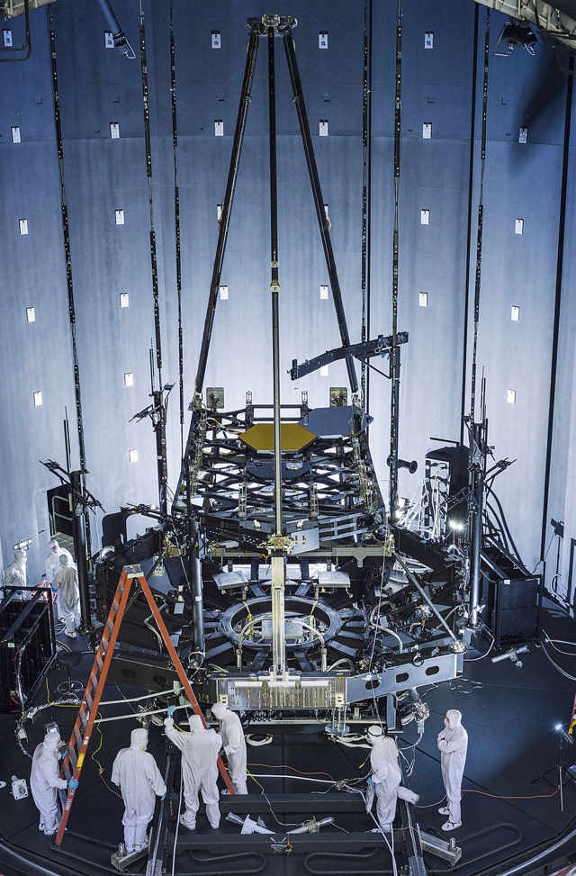 Webb Space Telescope in giant Thermal Vacuum Chamber