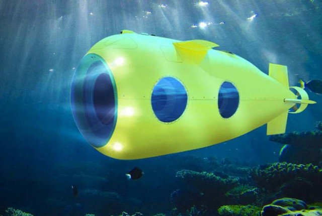Yellow mini Submarine
